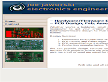 Tablet Screenshot of joejaworski.com